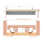 GSM Glisiera SHELF 65559 reglaj 3D,400mm full ext,30kg